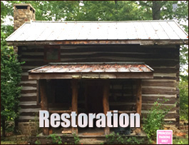 Historic Log Cabin Restoration  Shreve, Ohio
